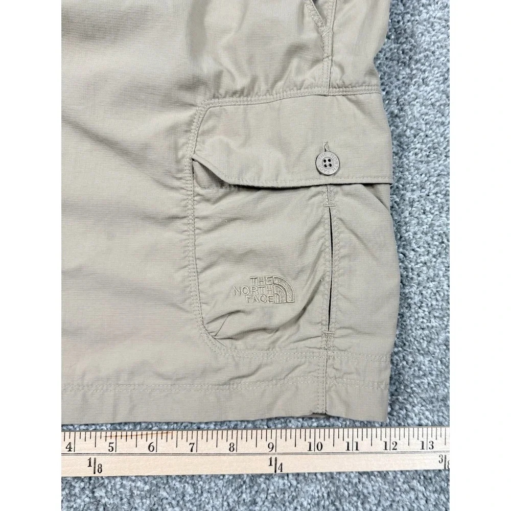 The North Face Men's M Khaki Cargo Hiking Shorts Outdoor Trail